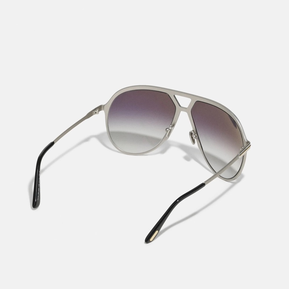 Authentic- NEW TOM FORD TF1060 16B AVIATOR SUNGLASSES TOM FORD XAVIER - Picture 4 of 17